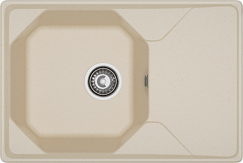 Фото товара: GranFest UNIQUE GF-U-740L, мойка, мрамор, кашемир