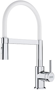 Фото товара: Franke Lina Semi-pro, смеситель, xром/белый