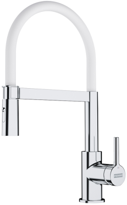 Фото товара: Franke Lina Semi-pro, смеситель, xром/белый