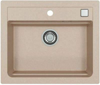 ALVEUS GRANITAL ATROX 30 TERRA - G22, мойка, гранит, песочный (в комплекте с сифоном 1132823)