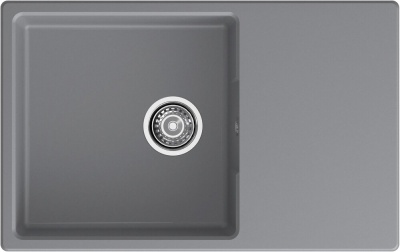 GranFest URBAN 678L, мойка, гранит, темно-серый