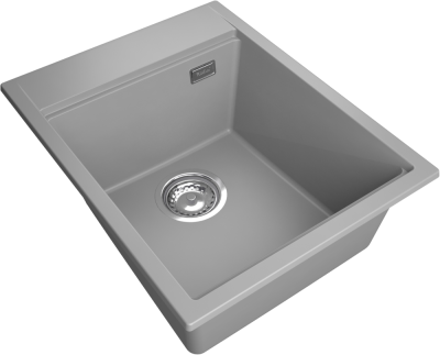 Rivelato TESORO TR-455-L grigio metallizz, мойка, гранит, серый металлик