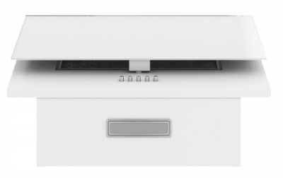 Детальное фото товара: Elikor Коралл 50П-430-К3Д белый/белое стекло