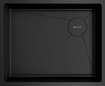 Фото товара: Omoikiri Taki 54-U/IF-GB Side SF, мойка, нержавеющая сталь/ графит