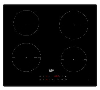 Фото товара: Beko HII 64400 TO индукционная поверхность