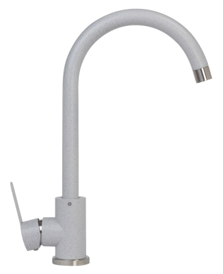 Ecoshtein ES 0500, смеситель, гранит, серый шелк