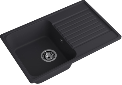 Детальное фото товара: ЭкоМ 7448, мойка, гранит, черный