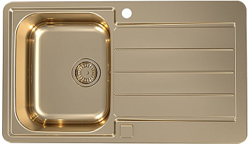 Фото товара: ALVEUS LINE MONARCH 20 BRONZE, мойка, нержавеющая сталь, бронза (в компл. с выпуском без сифона)