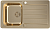 Фото товара: ALVEUS LINE MONARCH 20 BRONZE, мойка, нержавеющая сталь, бронза (в компл. с выпуском без сифона)