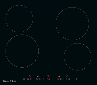 Фото товара: Zigmund & Shtain CN 37.6 B стеклокерамическая поверхность
