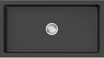 Фото товара: Omoikiri Mikura 76-BL, мойка, керамика, черный