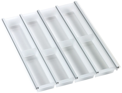 Детальное фото товара: Ninka Cuisio Aqua 500, Tandem Box Blum, DWD XP, Nova Pro Grass, лоток для столовых приборов, белый