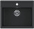 Детальное фото товара: KUCHENSTERN TOP 60, мойка, гранит, черный