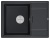Детальное фото товара: Paulmark FLUGEN 50-650, мойка, гранит, черный металлик