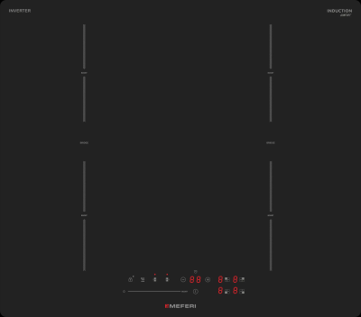 Фото товара: MEFERI MIH604BK COMFORT индукционная поверхность