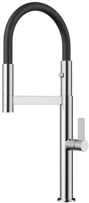 Детальное фото товара: Omoikiri Osaka С-BL смеситель, хром/черный