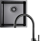 Omoikiri Tadzava 39-U/I-GM + Wakayama-PVD-GM-35 вороненая сталь
