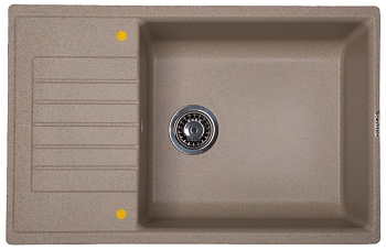Фото товара: Ecoshtein RECHTECK 780.500, мойка, гранит, песочный