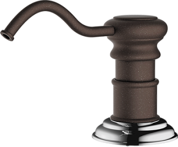 Фото товара: Omoikiri OM-01-DC, дозатор для моющего средства, темный шоколад