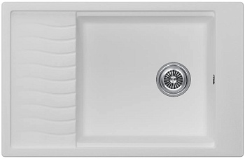 Фото товара: KUCHENSTERN BRETT 60, мойка, гранит, белый