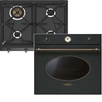 Фото товара: Smeg SRV864AOGH + SF800AO