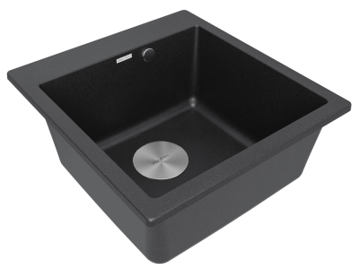 Paulmark KANTE 50, мойка, гранит, черный Детальное фото товара: Paulmark KANTE 50, мойка, гранит, черный