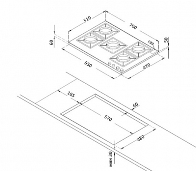 Схема встраивания