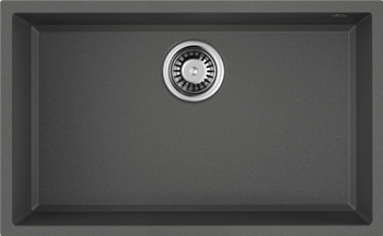 Фото товара: Omoikiri Tedori 66-U-PL, мойка, гранит, платина