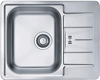 Фото товара: ALVEUS LINE 60 NAT-90, мойка, нержавеющая сталь (в комплекте с сифоном 1064388)