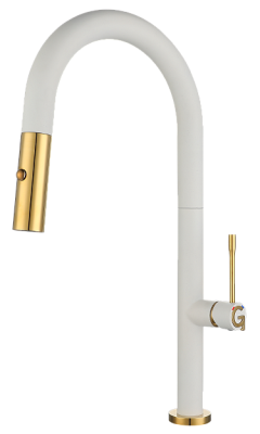 Rivelato ASTI 3972500 brina/oro, смеситель, гранит, иней/золото