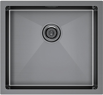 Фото товара: Paulmark GERBERG 48 UNI, мойка, нержавеющая сталь, вороненая сталь