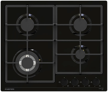 Фото товара: MEFERI MGH604BK LIGHT газовая поверхность