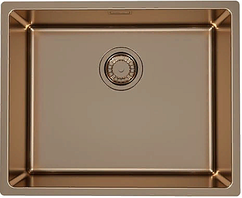 Фото товара: ALVEUS KOMBINO 50 MONARCH COPPER SAT-90, мойка, нерж. сталь, медь (в компл. с выпуском без сифона)  