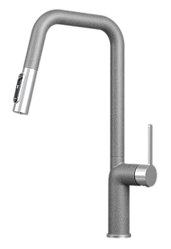 Фото товара: GRANULA 9011 смеситель, нержавеющая сталь, графит