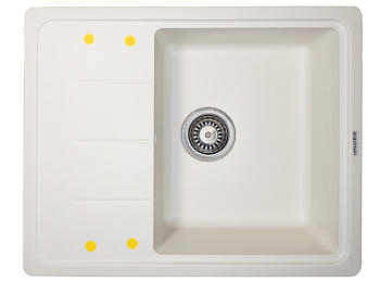 Фото товара: Ecoshtein RECHTECK 620, мойка, гранит, жасмин