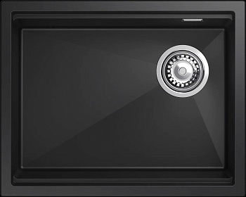 Фото товара: Rivelato LINO LN-554-R nero мойка, гранит, чёрный