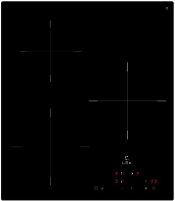 Детальное фото товара: LEX EVI 430A BL индукционная поверхность