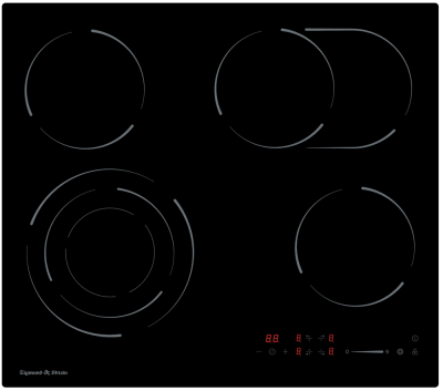 Детальное фото товара: Zigmund & Shtain CN 51.6 B стеклокерамическая поверхность