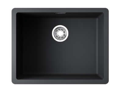 Детальное фото товара: Omoikiri Kata 54-U-BL, мойка, гранит, черный