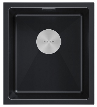 Фото товара: Paulmark LUMI 41UNI, мойка, гранит, черный металлик