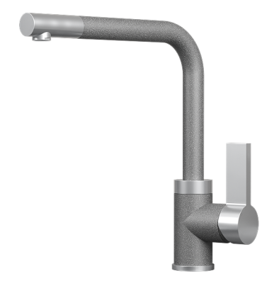 Детальное фото товара: GRANULA 5504 смеситель, гранит, графит