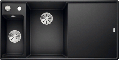 Blanco Axia III 6S-F, мойка, чаша слева, гранит, антрацит, доска стекло Blanco Axia III 6S-F, мойка, чаша слева, гранит, антрацит, доска стекло
