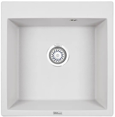 Детальное фото товара: GRANULA 5102 мойка, гранит, арктик (белый)