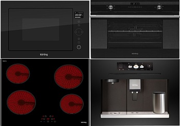 Фото товара: KORTING HK 60003 B + OKB 760 FN + KMI 825 TGN + KCM 9830 BCG