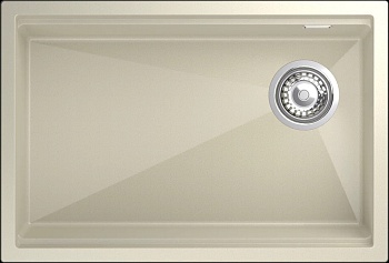 Фото товара: Rivelato LINO LN-654-R beige scuro мойка, гранит, тёмно-бежевый