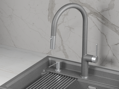 Детальное фото товара: GRANULA 9010 смеситель, гранит, графит