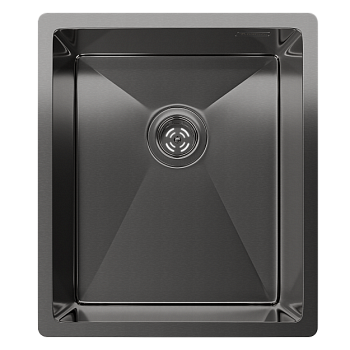 Rivelato RINOX 3844 UN PVD black, мойка, нержавеющая сталь, черный Фото товара: Rivelato RINOX 3844 UN PVD black, мойка, нержавеющая сталь, черный