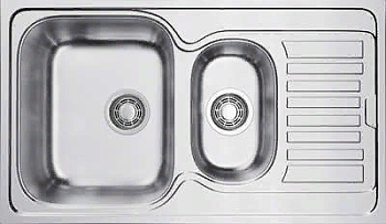 Фото товара: Omoikiri Kashiogawa 86-2 IN, мойка, нерж. сталь, оборачиваемая