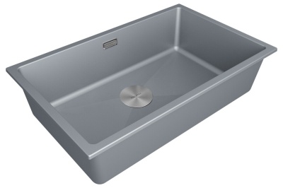 Детальное фото товара: Paulmark LUMI 74UNI, мойка, гранит, серый металлик