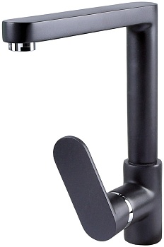 Фото товара: Zigmund & Shtain ZS 0800, смеситель, черный базальт  